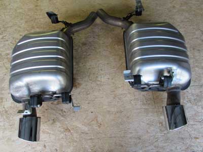 BMW Rear Mufflers (Includes Left and Rear) 18107542661 E63 2006-2007 650i